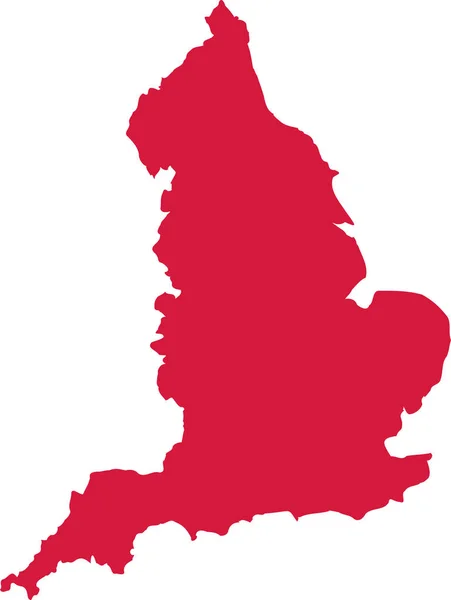 Engeland kaart vector — Stockvector