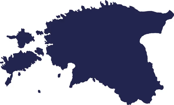 Estonia map vector — Stock Vector