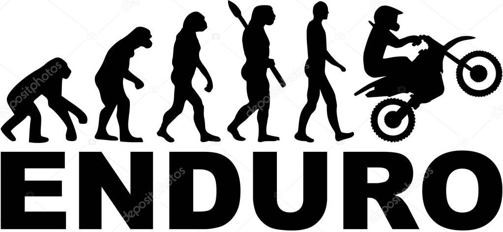 Enduro evolution vector — Stock Vector © miceking #139156964