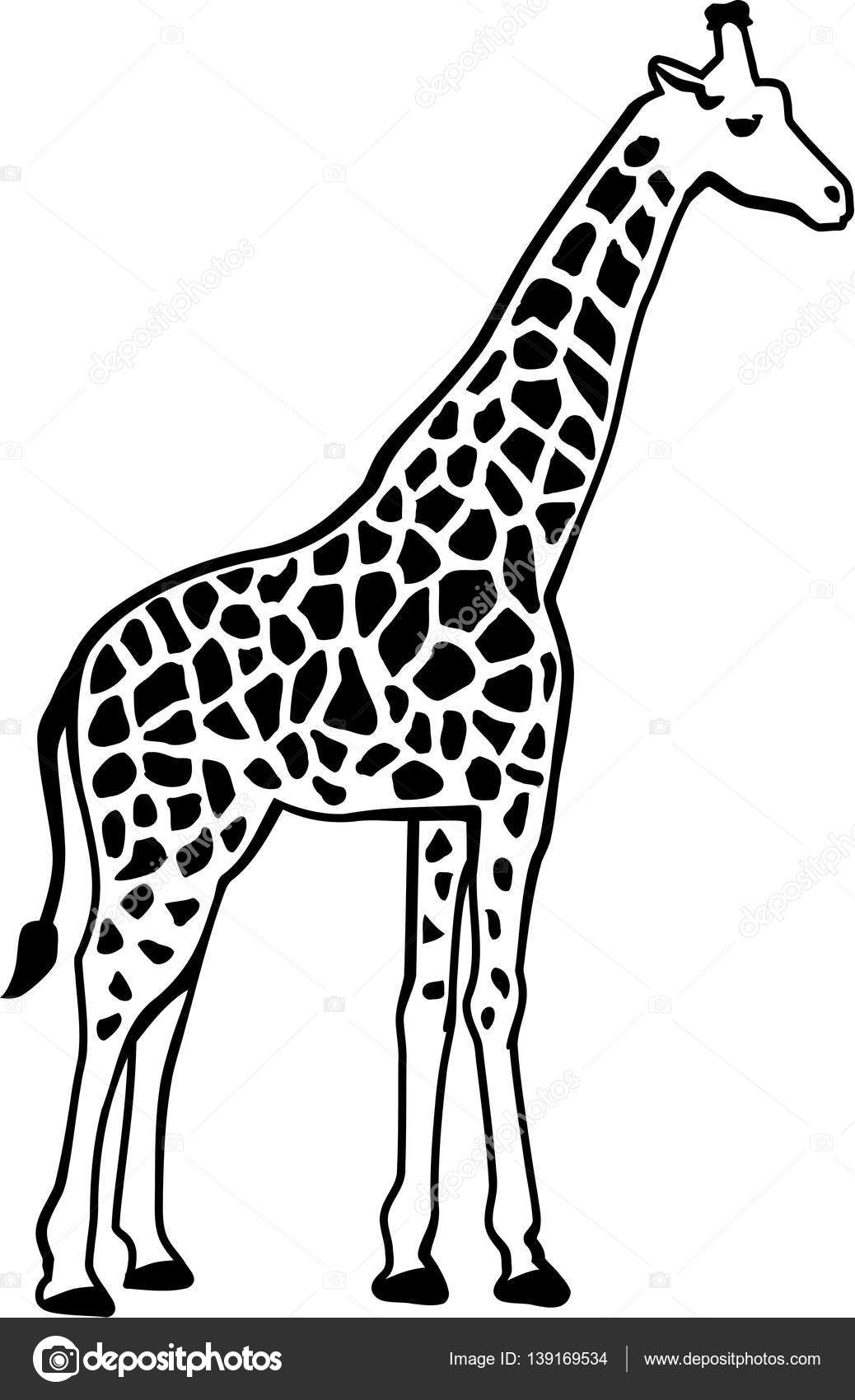 Giraffe Silhouette Patterns