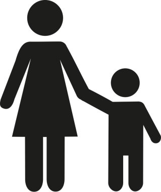 Anne ve oğlu simgesi