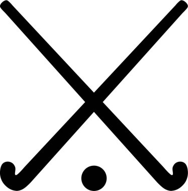 Çim hokeyi topu ile sopa