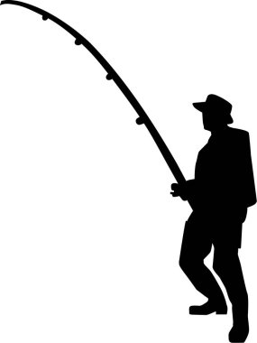 çubuk ile balıkçı