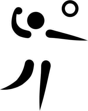 Fistball simge vektör