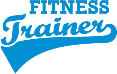 Fitness Eğitmeni retro kelime