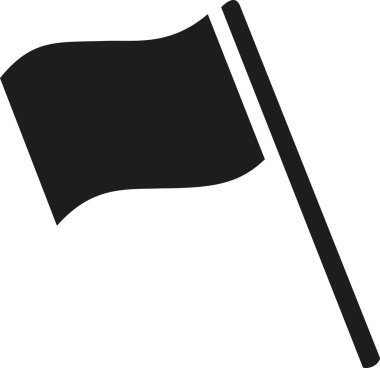 Bayrak simge vektör