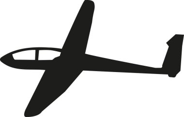 Planör simge vektör