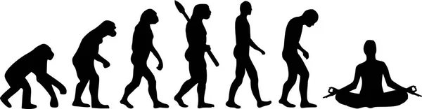 Йога еволюції вектор — стоковий вектор