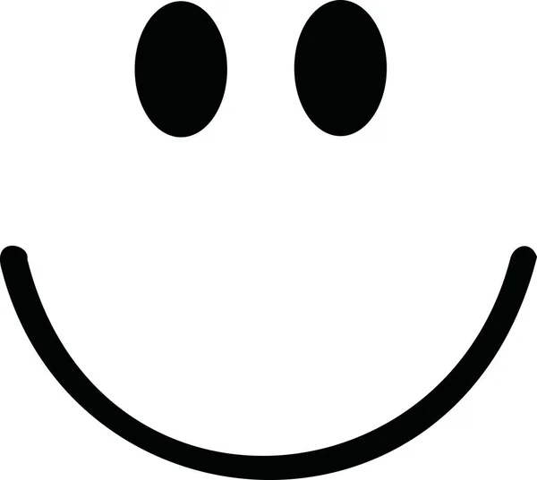 Smiley avec un grand sourire — Image vectorielle