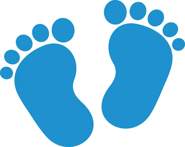 Bebé pies chico — Archivo Imágenes Vectoriales