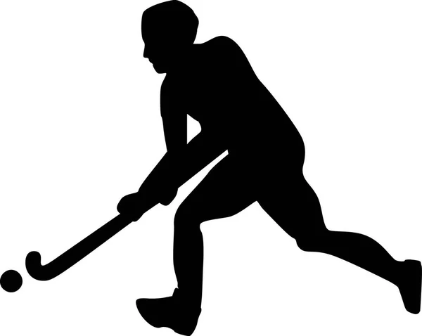 Hockeyspieler — Stockvektor