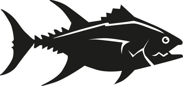 Vettore del pesce tonno — Vettoriale Stock