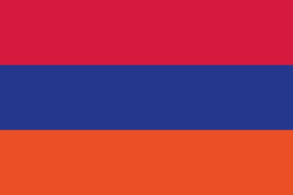 Armenia-Flaggenvektor — Stockvektor