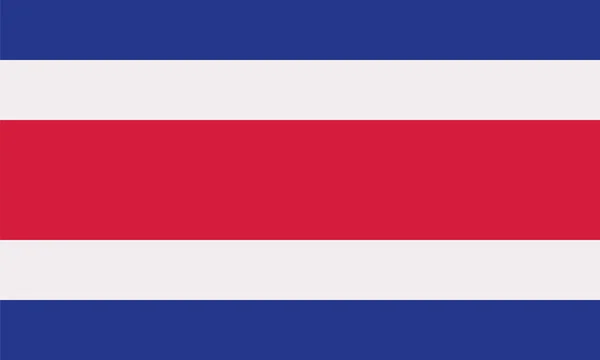 Costa Rica Drapeau — Image vectorielle