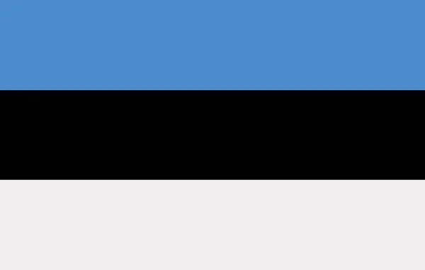 Vlag van Estland vector — Stockvector