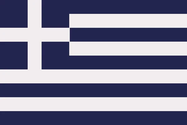 Vector de bandera de Grecia — Vector de stock