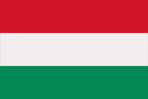 Vektor vlajka Maďarska — Stockový vektor