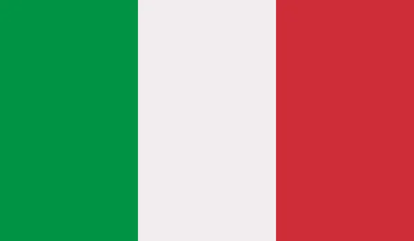 Italië vlag vector — Stockvector