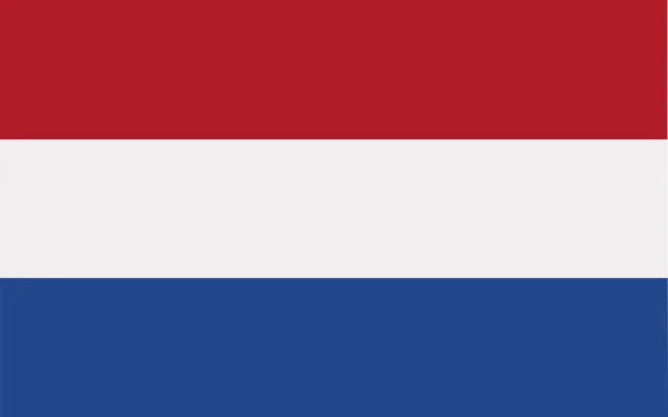 Nederland vlag vector — Stockvector