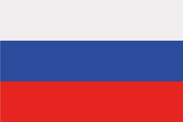 Russie Drapeau vecteur — Image vectorielle