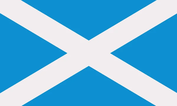 Vector bandera de Escocia — Vector de stock