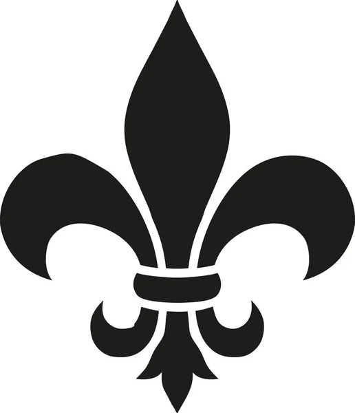 Fleur-de-lis vintage symbols set Royalty Free Vector Image