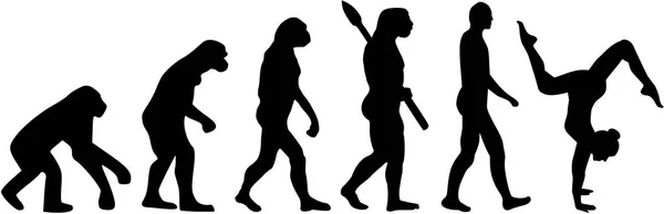 Эволюция пола — стоковый вектор