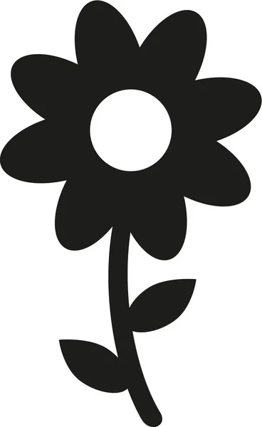 Blumensymbolik-Vektor — Stockvektor
