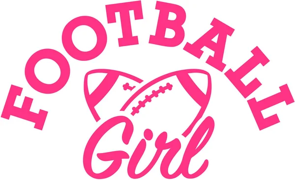 Ποδόσφαιρο κορίτσι διάνυσμα — Διανυσματικό Αρχείο
