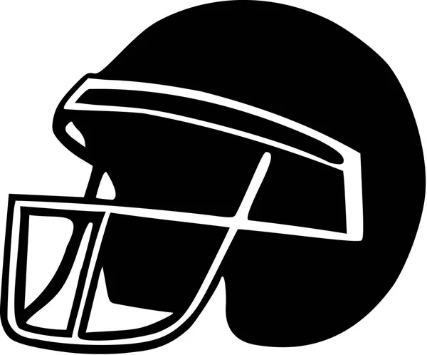 Americká fotbalová helma — Stockový vektor
