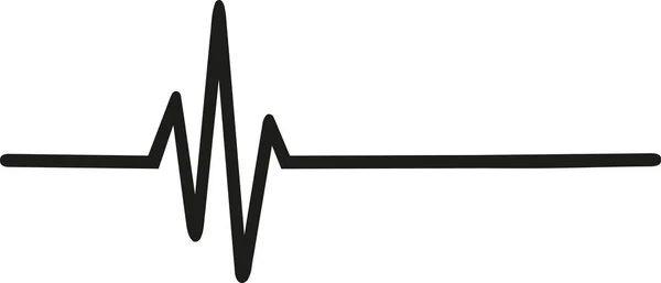 Heartbeat pulse vector — Stockvector