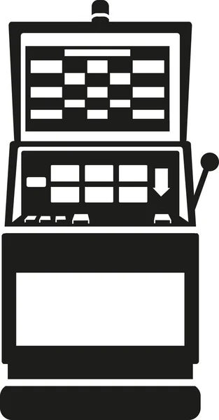 Spielautomat mit Spielautomaten — Stockvektor
