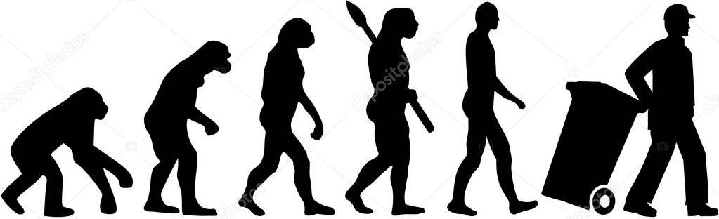 Garbage man evolution dustman