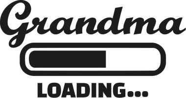 Büyükanne yükleme vektör