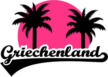 Yunanistan ile pembe güneş - Alman