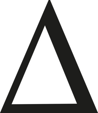 Delta işareti vektör