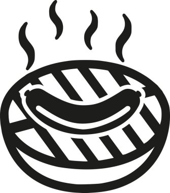 Bir piknik ızgara sosis