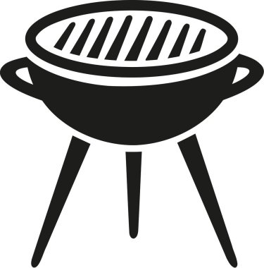 Barbekü simge vektör