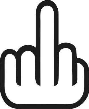 Mouse el orta parmak ile