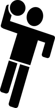 Hentbol piktogram vektör