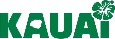 Kauai Hawaii vektör