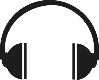 Kulaklık simge vektör