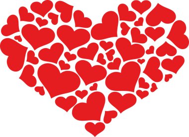 Tasarım kalp romantik