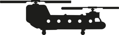 Askeri helikopter vektör