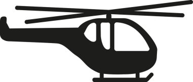 Helikopter piktogram vektör