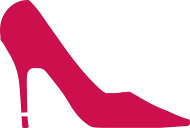 Pembe yüksek topuk
