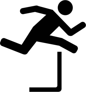 Engelli piktogram vektör