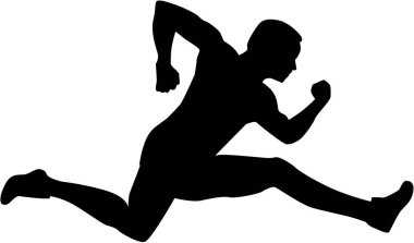 Adam Hurdling siluet