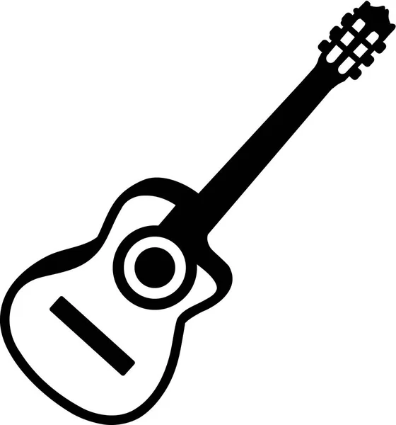 Gitara akustyczna konspektu — Wektor stockowy
