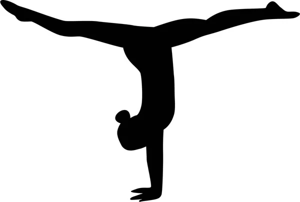Vektor Girl gymnastika — Stockový vektor